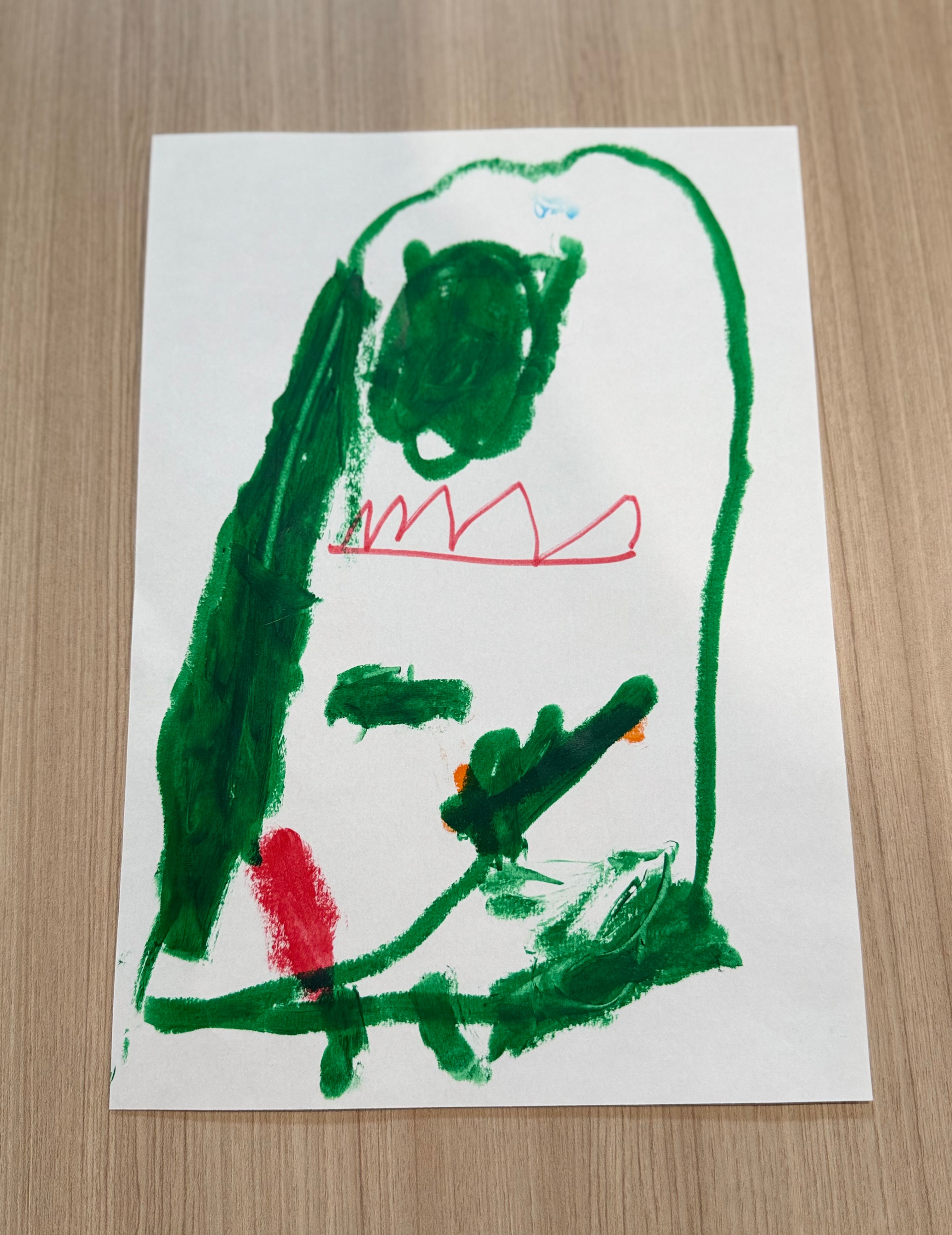 Green Monster – The Friendly Scary One (Age 3½)