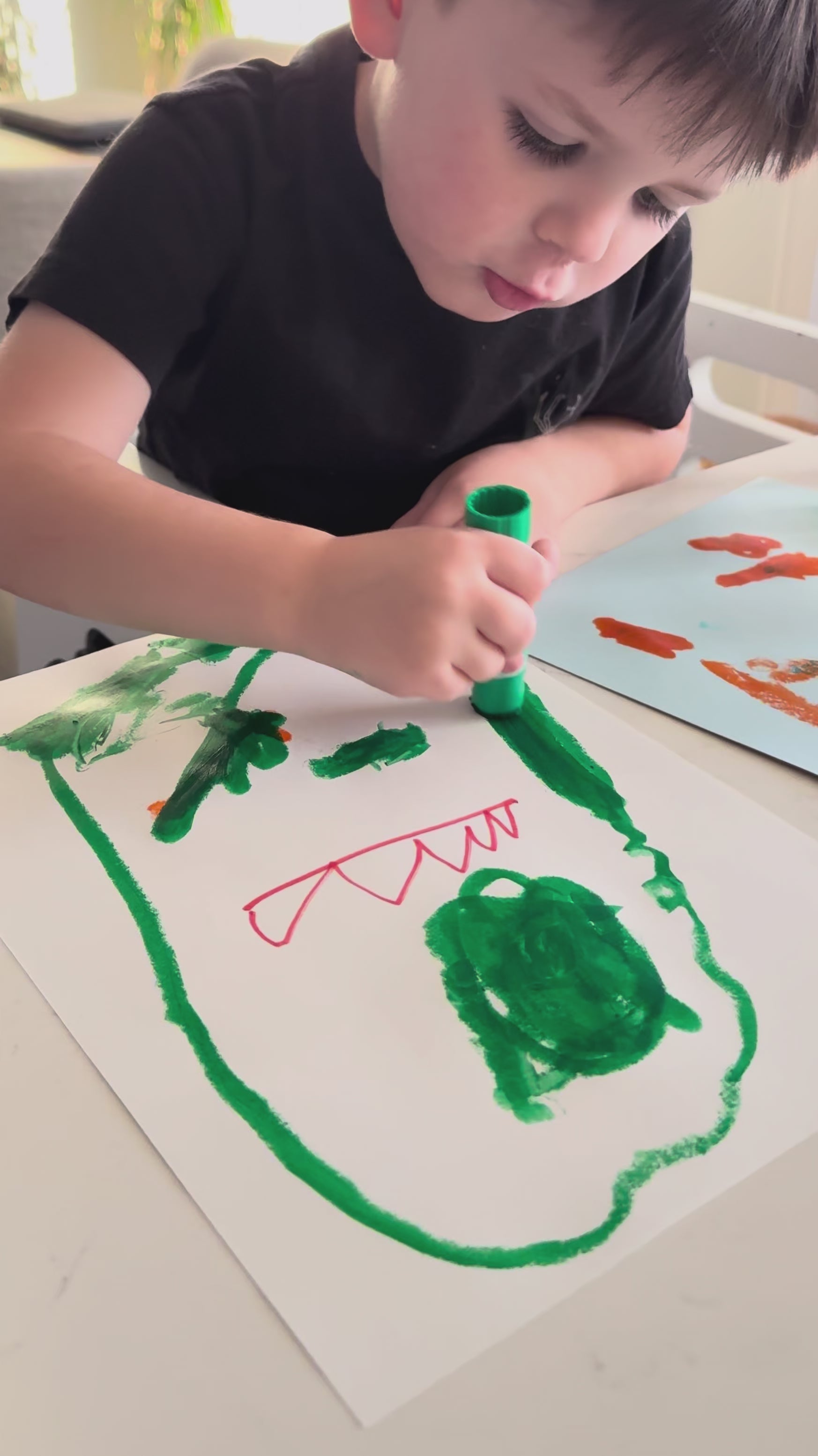 Green Monster – The Friendly Scary One (Age 3½)